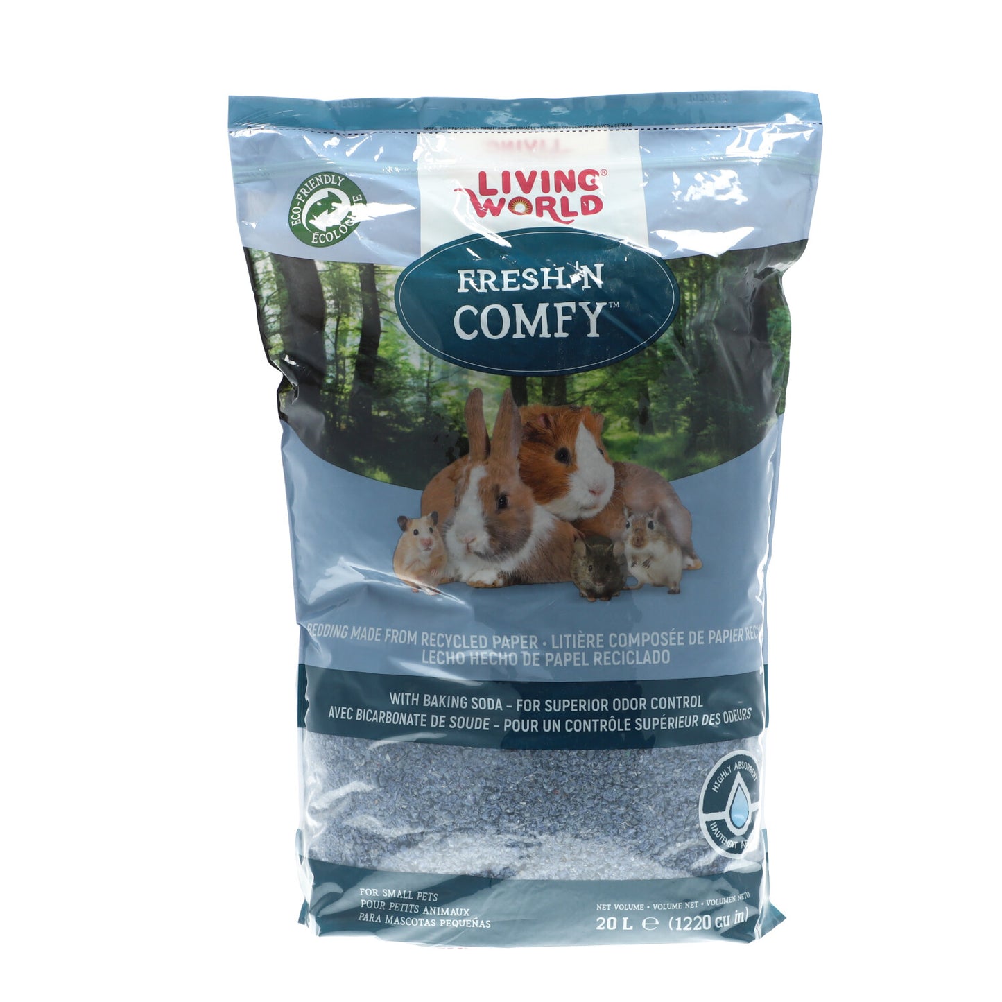 מצע מכרסמים כחול 20 ליטר