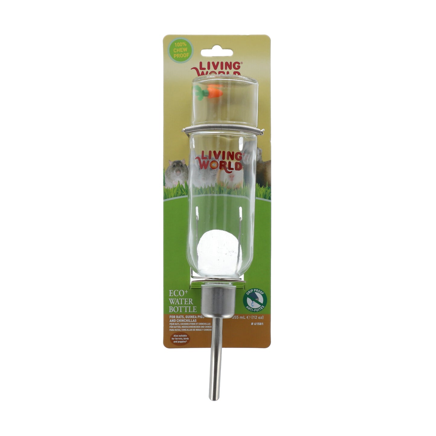 בקבוק מחוסם למכרסם 0.36 ליטר