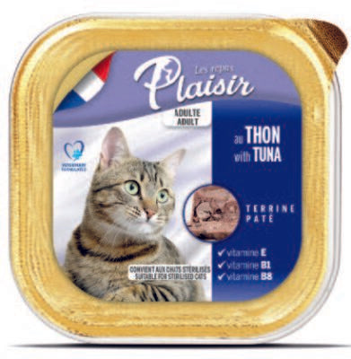 פלזיר מעדן לחתול בטעם טונה 100 גרם בקופסה