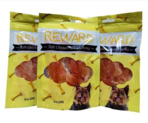 חטיף REWARD לכלב - גרקי חזה עוף 100 גרם בקופסה