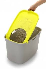 שירותים פליפ קט פתח עליון L צהוב