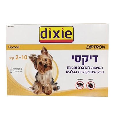 דיקסי - אמפולות לכלב 2-10 3 יחידה