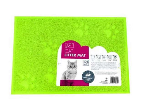 שטיחון לשירותי חתול מלבני ירוק 40 ס"מ