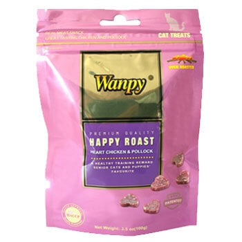 וואנפי חתול לבבות עוף ופולוק 100 גרם בקופסה