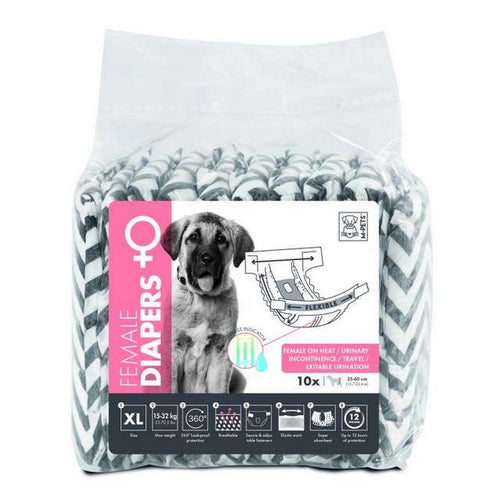 חיתולים לכלבה נקבה XL 10 יחידה