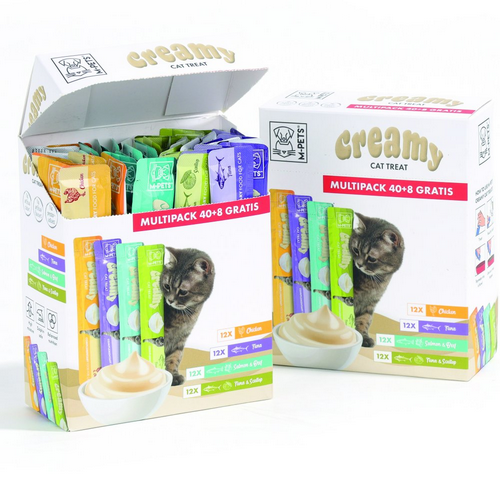 שלוקים במארז לחתול עוף 48 יחידה