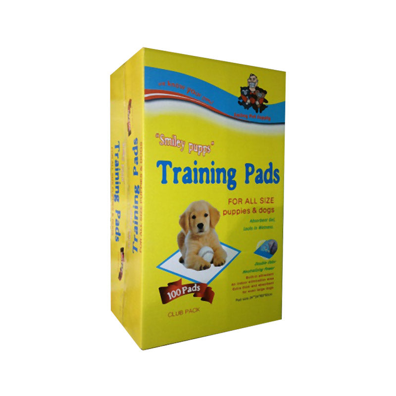 פדים לגורים 100 יח' ( קרטון צהוב )