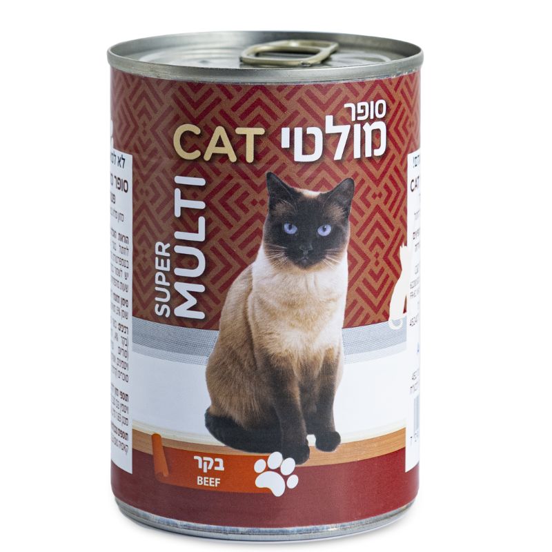 מולטיקט סופר בקר 400 גרם בקופסה