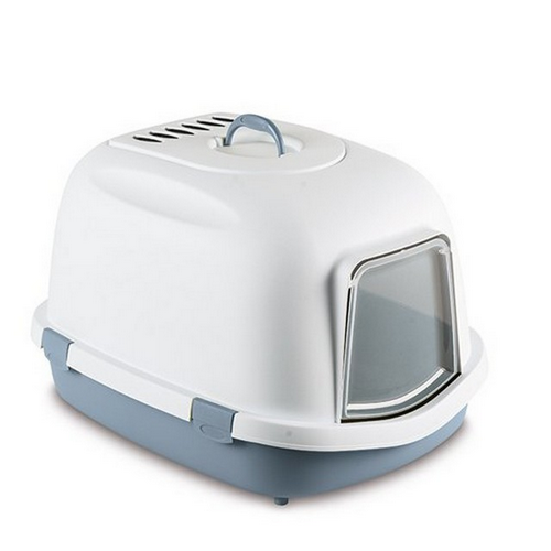 שירותים קווין מלכותי סגור כחול 1 יחידה