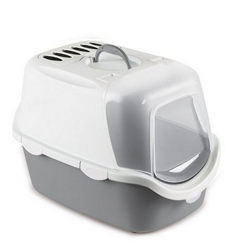 שרותים סגורים קטי ניקוי מהיר אפור