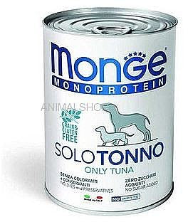 שימורי מונג מונופרוטאין כלב - טונה 400 גרם בקופסה