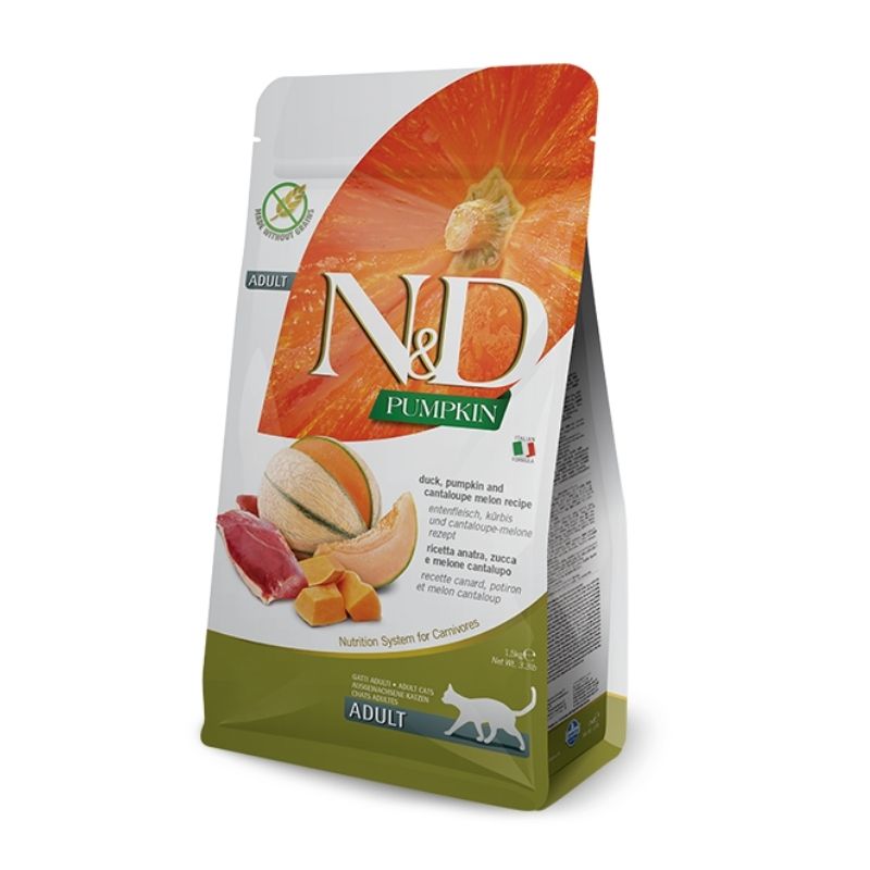 ND חתול - דלעת ברווז ומלון 1.5 קילוגרם