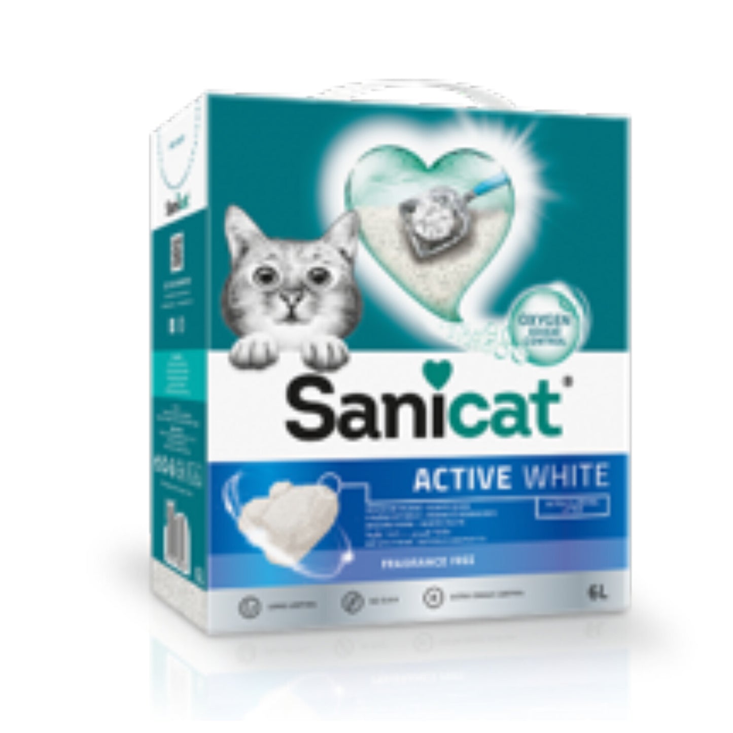 סניקט קרטון אקטיב לבן לא ריחני 6 ליטר