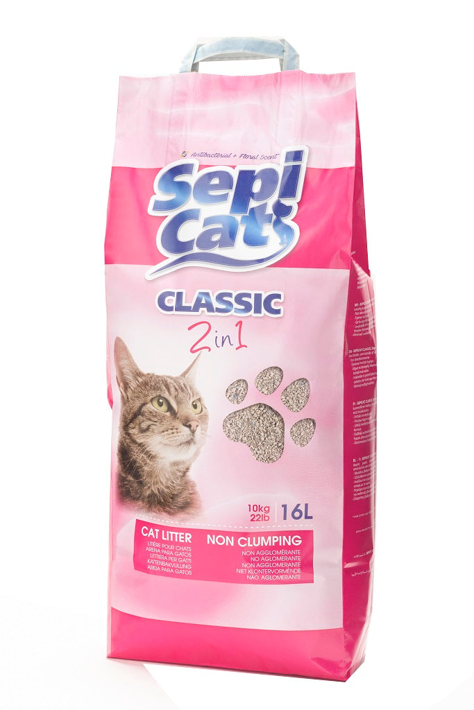 ספיקט חול לחתול אנטיבקטריאלי 2 ב- 1 16 ליטר