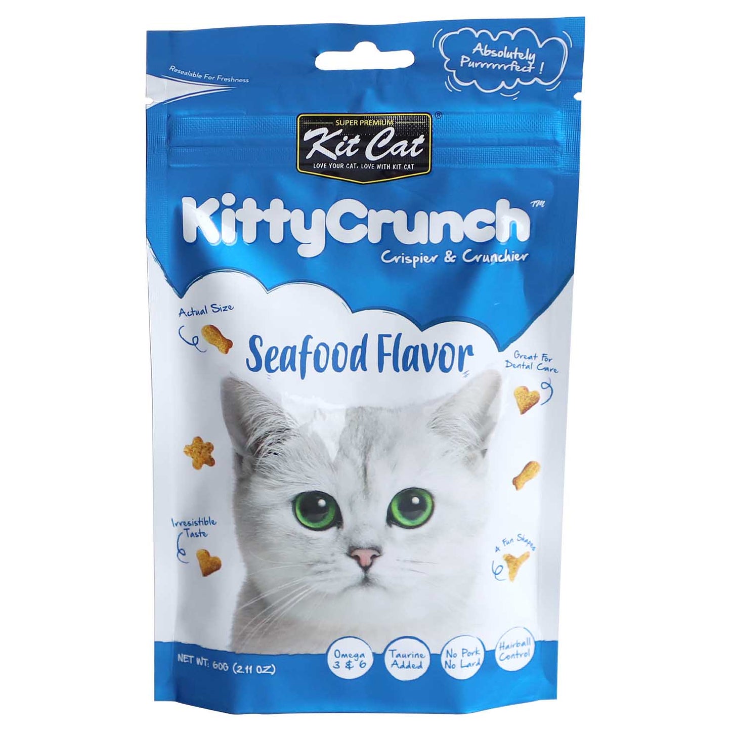 קיטי קראנץ מעדני ים 60 גרם בקופסה