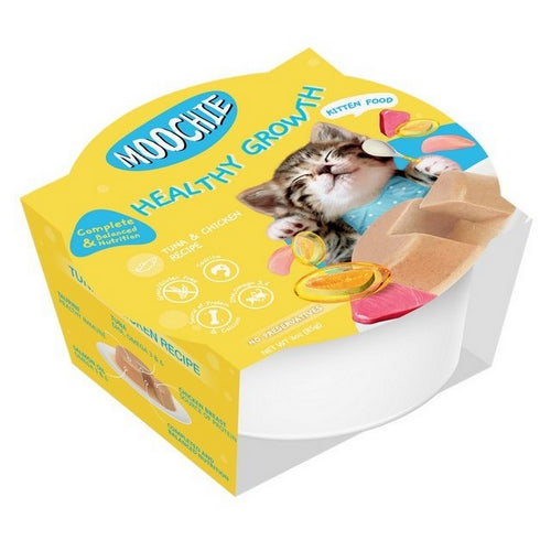 מוצי לחתול בטעם טונה ועוף להתפתחות תקינה 85 גרם בקופסה