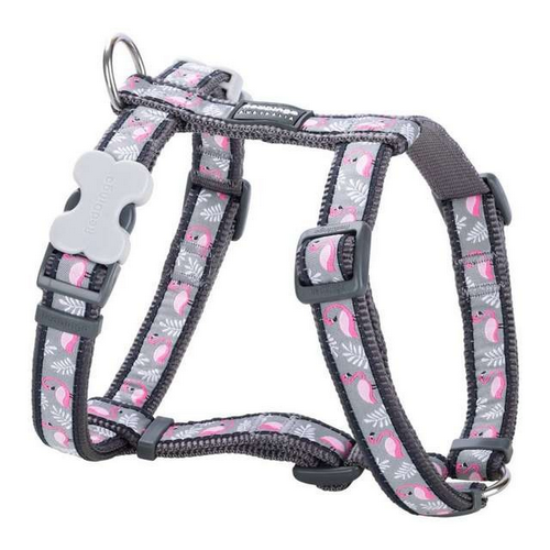 רתמה לכלב M אפור פלמינגו 1 יחידה