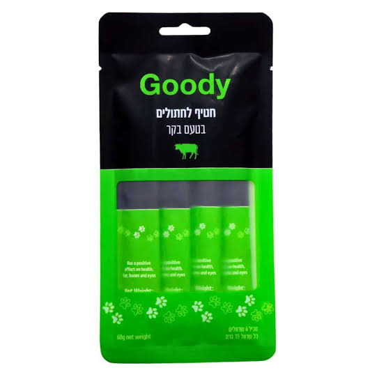 GOODY שלוקים בטעם בקר 60 גרם בשקית