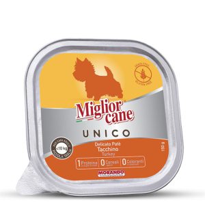 מור יוניקו לכלב - מונופרוטאין הודו 150 גרם בקופסה