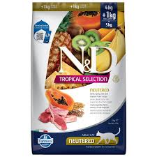ND חתול טרופיקל - כבש מסורס 5 קילוגרם