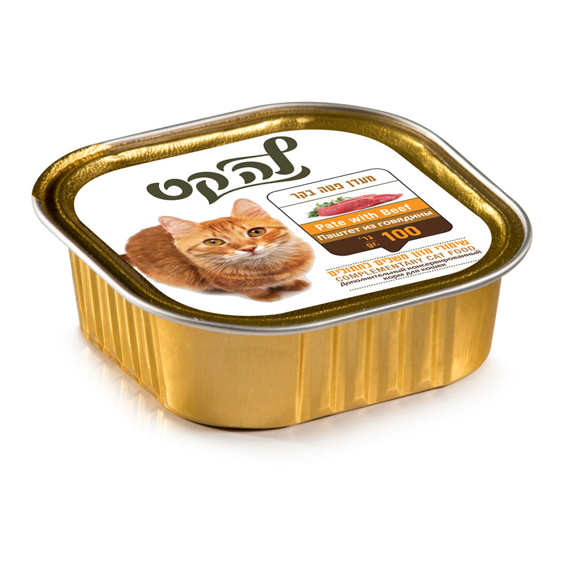 לה קט פטה בקר 100 גרם בקופסה