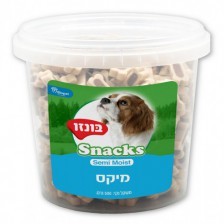 חטיף בונזו מיקס semi moist 500 גרם בקופסה