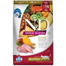 ND חתול טרופיקל - עוף מסורס 5 קילוגרם