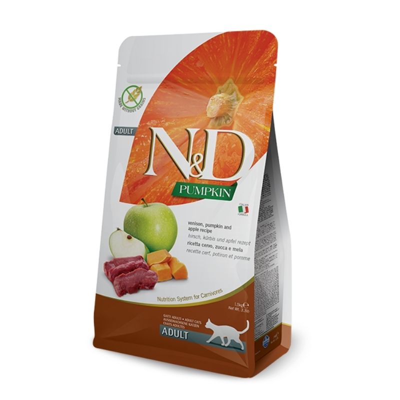 ND חתול - דלעת צבי ותפוח 1.5 קילוגרם