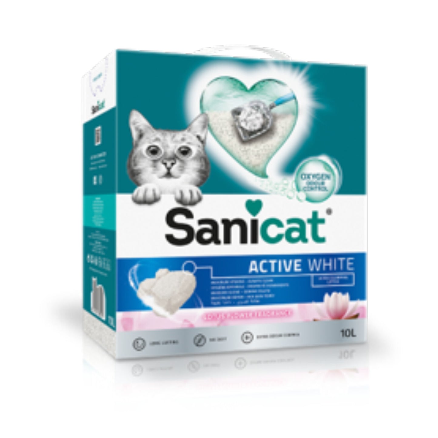 סניקט קרטון אקטיב לבן ניחוח לוטוס 10 ליטר