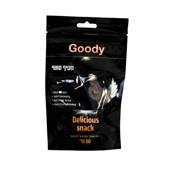 GOODY חטיף לכלב בטעם סושי עוף 80 גרם בשקית